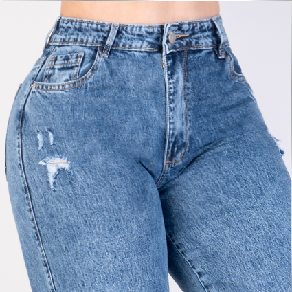 JEANS STRAIGHT LEVANTA COLA 47359