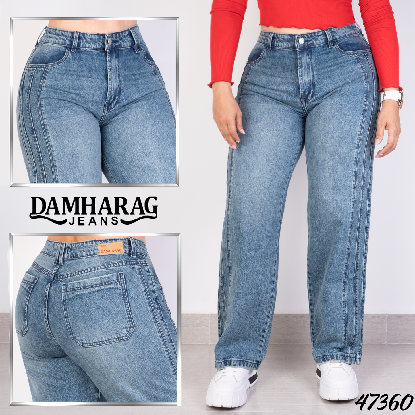 JEANS CARGO LEVANTA COLA 47360