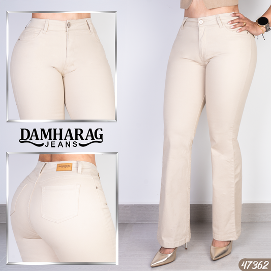 JEANS BOOT CUT LEVANTA COLA 47362