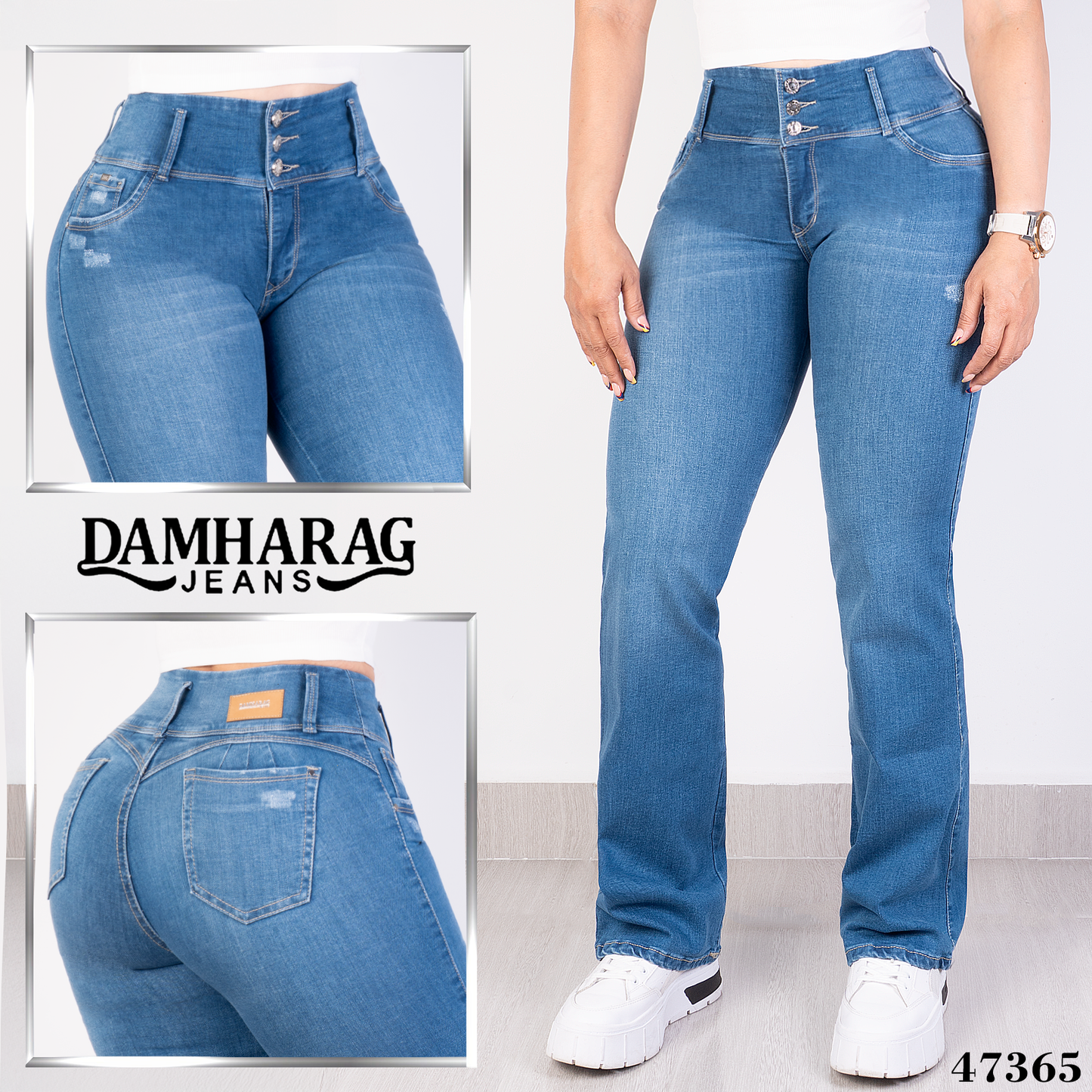 JEANS CARGO LEVANTA COLA 47365