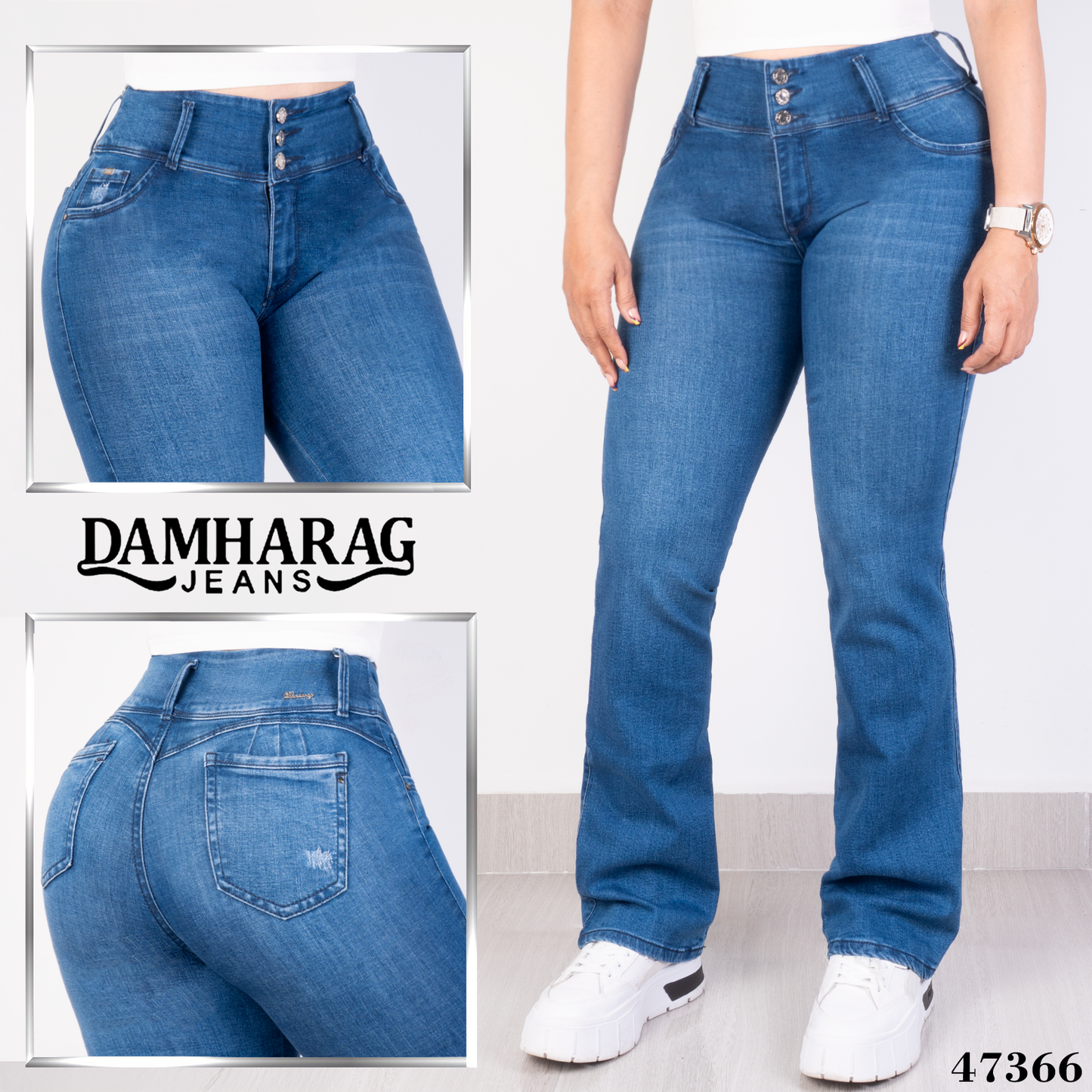 JEANS CARGO LEVANTA COLA 47366