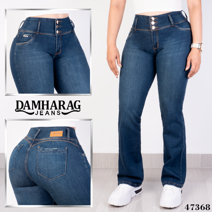 JEANS BOOT CUT LEVANTA COLA 47368