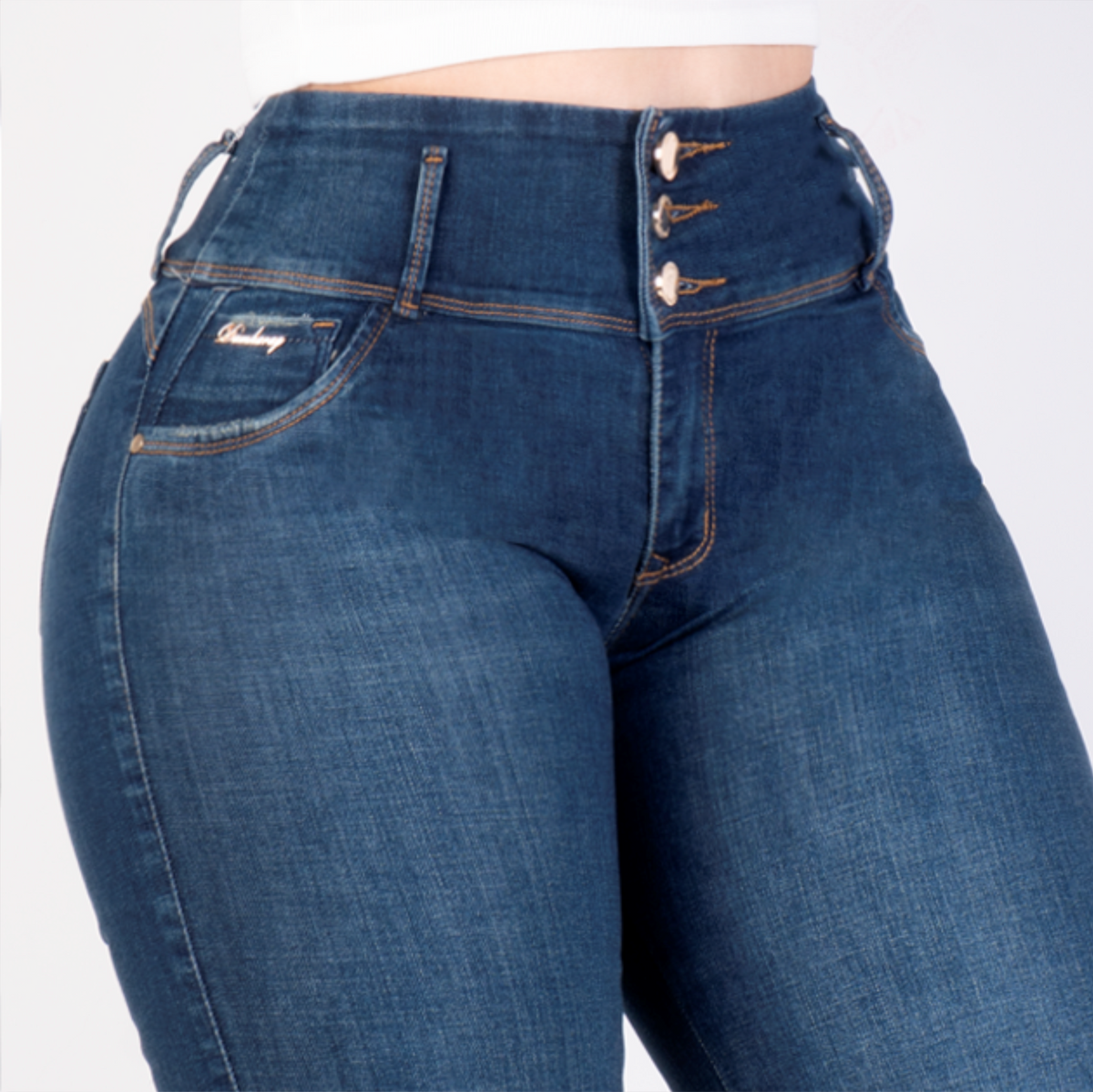 JEANS BOOT CUT LEVANTA COLA 47368