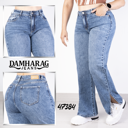 JEANS ANCHO LEVANTA COLA 47384