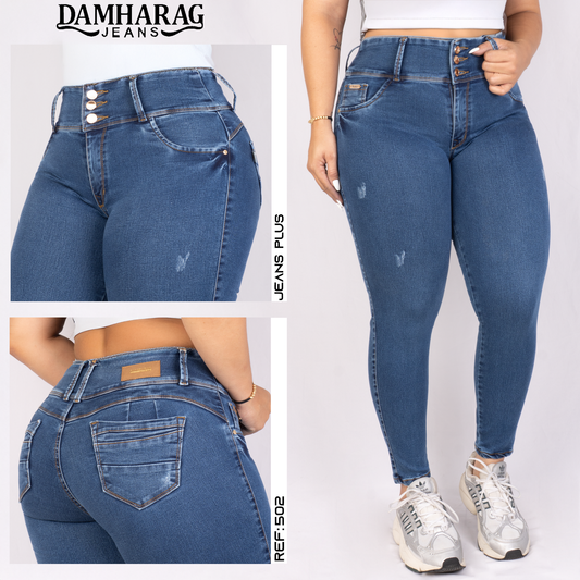 JEANS PLUS MUJER 502