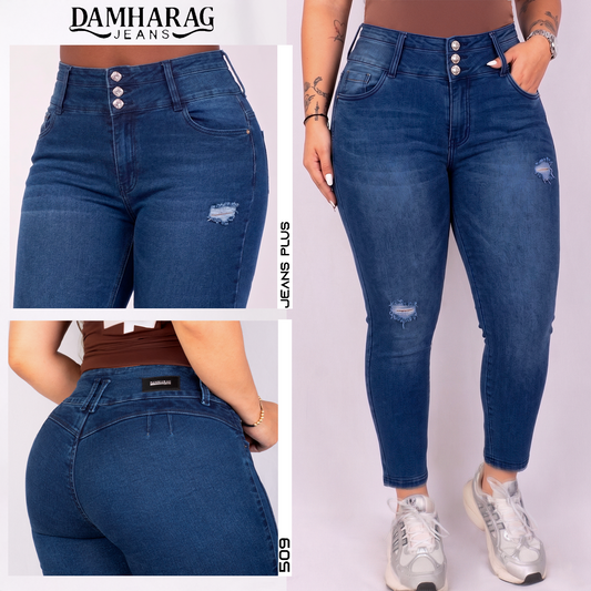 JEANS SKINNY PLUS MUJER 509