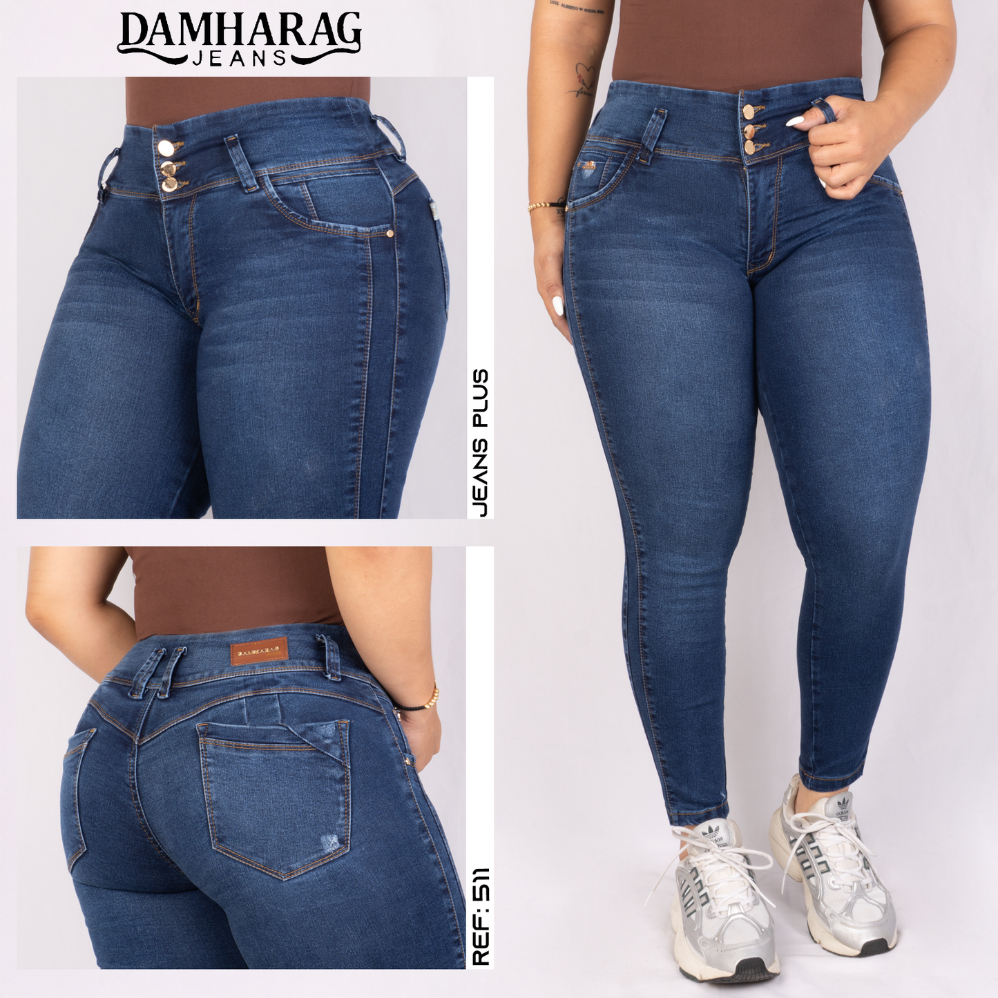 JEANS PLUS LEVANTA COLA 511