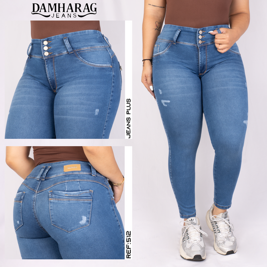 JEANS PLUS MUJER 512