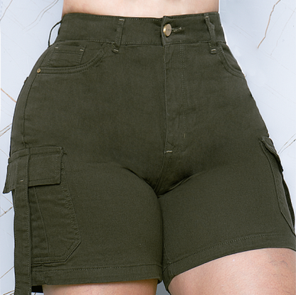 SHORT BIKER CARGO DAMA 9213