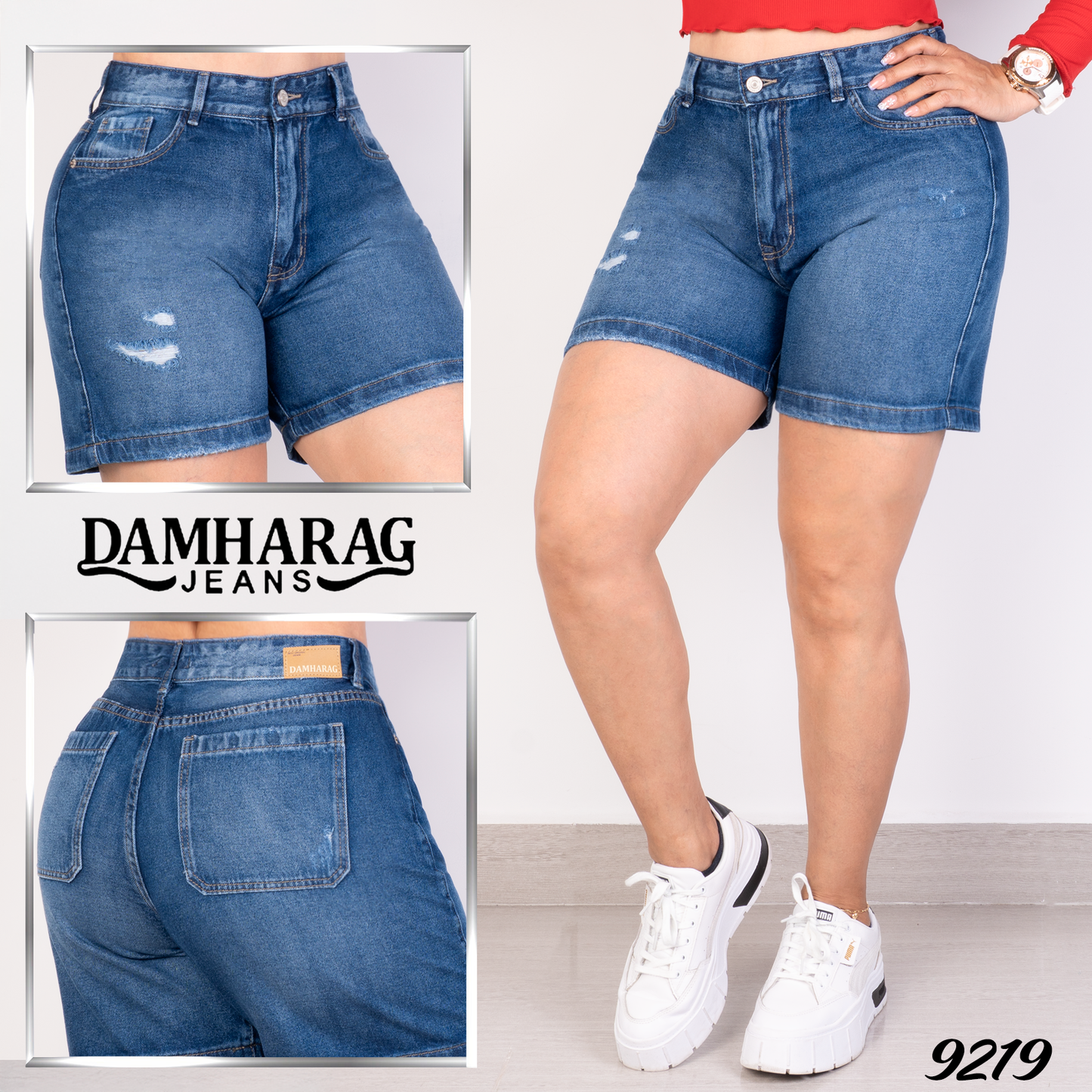 SHORT BIKER DAMA 9219