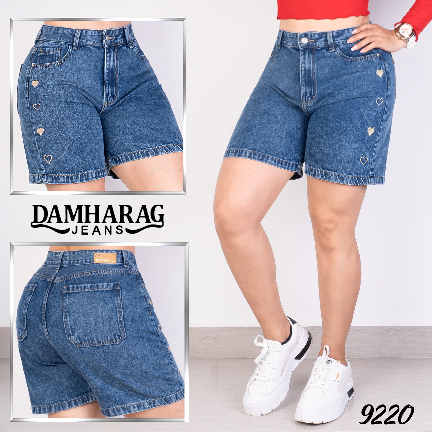 SHORT BIKER DAMA 9220