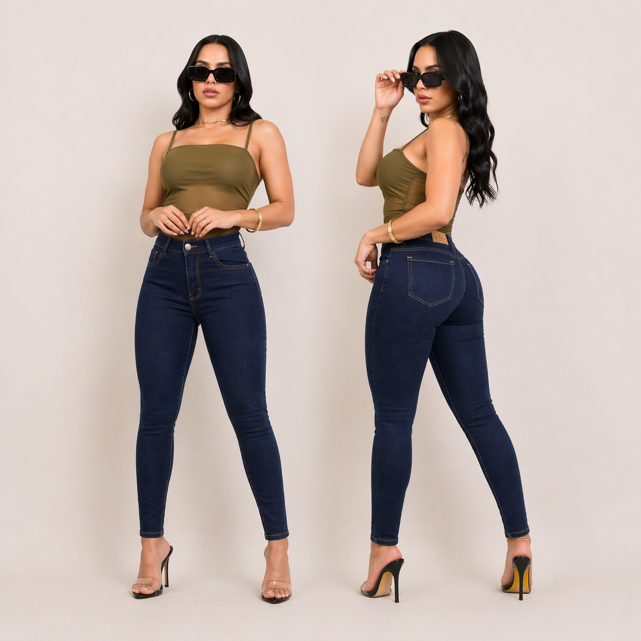 PACK 3 JEANS BASICOS LEVANTA COLA